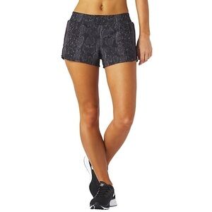 Glider Women’s Running Shorts in Black/Gray Snake Print, S